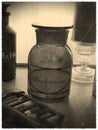 Vintage bottle photo of Chloroform Royalty Free Stock Photo