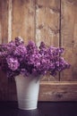 Vintage Bouquet of lilac flowers