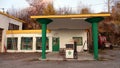 Vintage BP Gasstation in Tingvoll in Norway Royalty Free Stock Photo