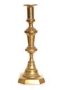Vintage brass candle stick holder Royalty Free Stock Photo