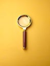 Vintage Brass Color Pocket Magnifying Glass Magnifier Gift 60mm