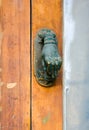 Vintage brass doorknob