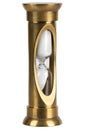 Vintage brass sand watch Royalty Free Stock Photo
