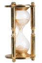 Vintage brass sand watch Royalty Free Stock Photo