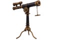 vintage brass telescope Royalty Free Stock Photo