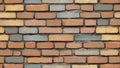 Vintage Brick Pattern Seamless Texture Background. AI Generation Royalty Free Stock Photo