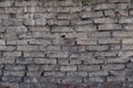 Vintage brick wall for background or as textures. gray old brick. Royalty Free Stock Photo