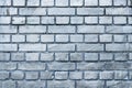 Vintage brick wall painted in silver color Royalty Free Stock Photo