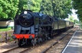 Vintage British Railways BR Standard Class 9F 2-10-0 steam locomotive \