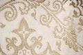 Vintage brocade fabric detail Royalty Free Stock Photo