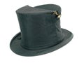 Vintage broken black top hat