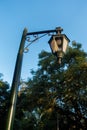 A vintage broken lamp post. India Royalty Free Stock Photo