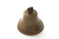 Vintage bronze bell. Made of bronze and silver. Royalty Free Stock Photo