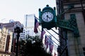 Vintage bronze clock