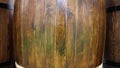 Vintage brown barrel wooden planks background texture