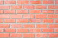 Vintage brown brick structure wallpaper background. Soft tone pinterest and instragram like process