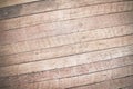 Vintage brown plank wood wall texture with diagonal patterns background Royalty Free Stock Photo