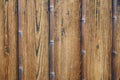 Vintage brown planks, wood texture Royalty Free Stock Photo