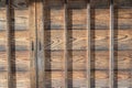 Vintage brown planks, wood texture Royalty Free Stock Photo