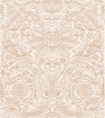 Vintage brown seamless pattern