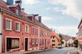 Vintage buildiing of La Chaux de Fonds, Switzerland