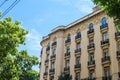 Vintage Building Facade Urban Traditional European