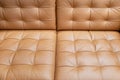 Vintage bumpy brown leather background sofa. Close up