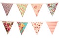 Vintage bunting