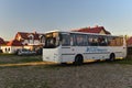 Vintage bus Autosan parked Royalty Free Stock Photo