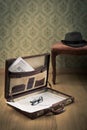 Vintage businessman briefcase