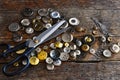 Vintage Buttons and Scissors