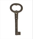 Vintage cabinet lock key Royalty Free Stock Photo