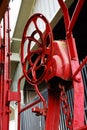 Vintage Caboose Wheel Royalty Free Stock Photo