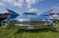 Vintage cadillac backview Royalty Free Stock Photo