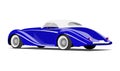 Vintage 1936 Cadillac Shangri La Roadster vector illustration.