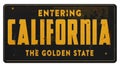 California State Sign Highway Freeway Road Grunge The Peach State