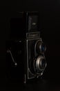 Vintage camera Flexaret in front view