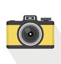 Vintage camera On Isolate White Background Royalty Free Stock Photo