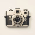Vintage Camera Isolated On Light Background Royalty Free Stock Photo