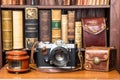 Vintage Camera - Generative AI Royalty Free Stock Photo