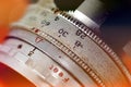 Vintage camera lens close-up details Royalty Free Stock Photo