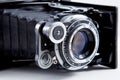 Vintage camera lens close-up photo Royalty Free Stock Photo