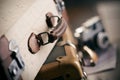 Vintage camera and suitcase Royalty Free Stock Photo