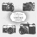 Vintage cameras Royalty Free Stock Photo