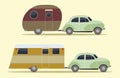 Vintage camping cars