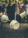 Vintage Camping Equipment Royalty Free Stock Photo