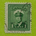 Vintage Canadian postage stamp