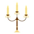 Vintage Candelabrum Isolated