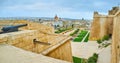 The Cannon on St John Demi-Bastion, Rabat, Victoria, Gozo, Malta Royalty Free Stock Photo