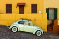 Vintage Car in Bo Kaap district, Cape Town, South Africa Royalty Free Stock Photo